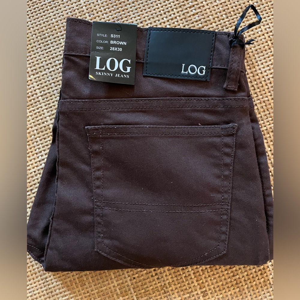 NWT LOG skinny jeans 28 x 30